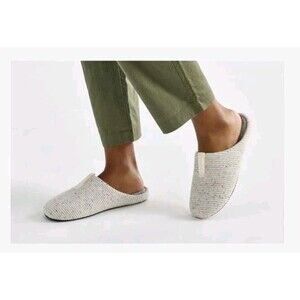 Bombas Nest Slippers Light Grey Marled Cozy Slip-On